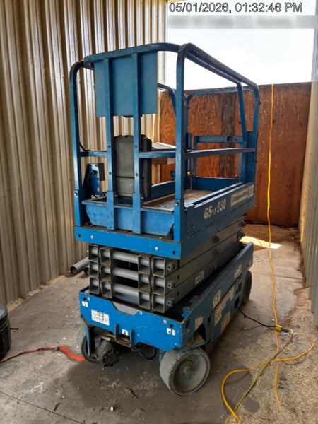 2020 Genie GS-1930 Solid Non Marking Tires, Beacon, Folding rails with half height swing gate