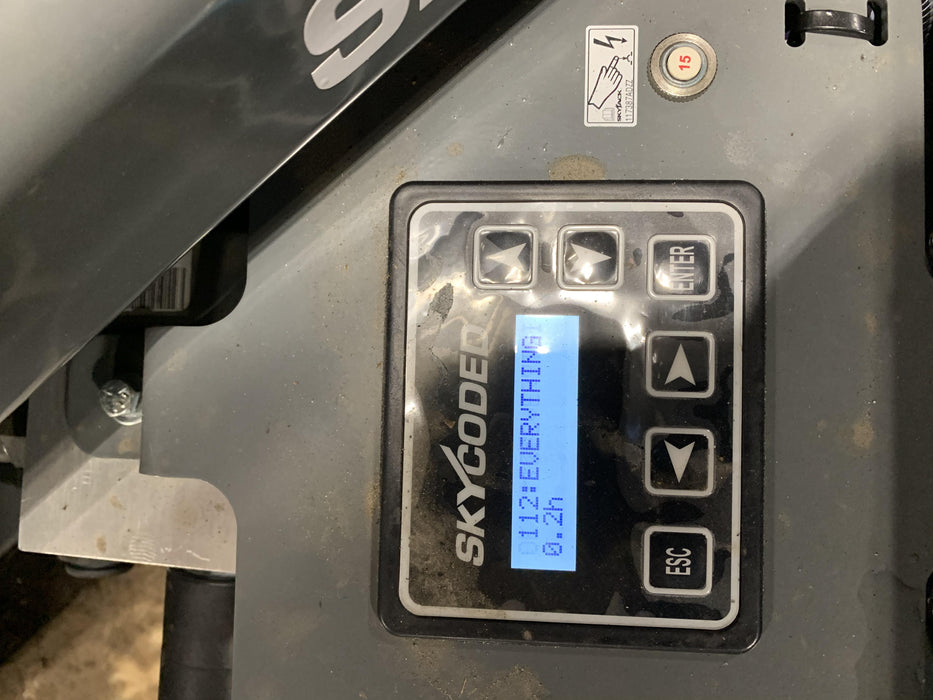 2020 Skyjack SJIII-3219 Solid NM Tires, Half height spring hinged entry gate, Dual Beacons, 800W Inverter