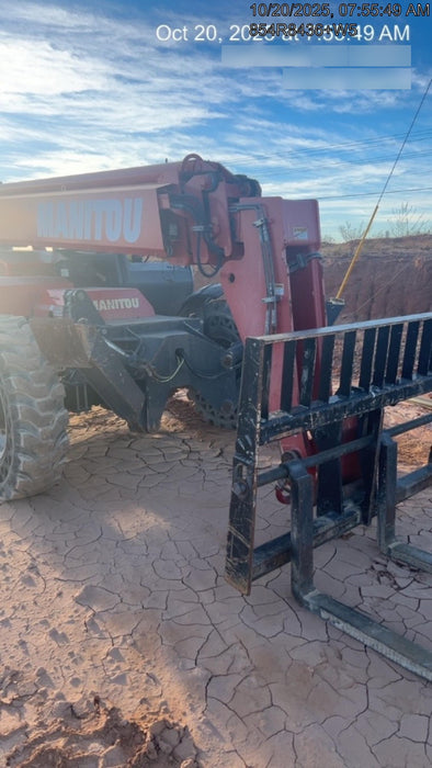 2018 Manitou MTA10055 Manitou MTA 10055 w/Open ROPS, Work Lights/Strobe, Aux Hyd, Solid Tires, Lift Hook, 66" Carriage, 60" Forks