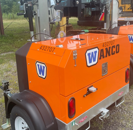 2024 Wanco WLTT-4MM4K Diesel, Deep Sea Controller, Shore Power Plug, Auto Start, (4) 350W LED Floodlights, 4kW Generator, 60 Gal Fuel Tank, 2" Ball, T3