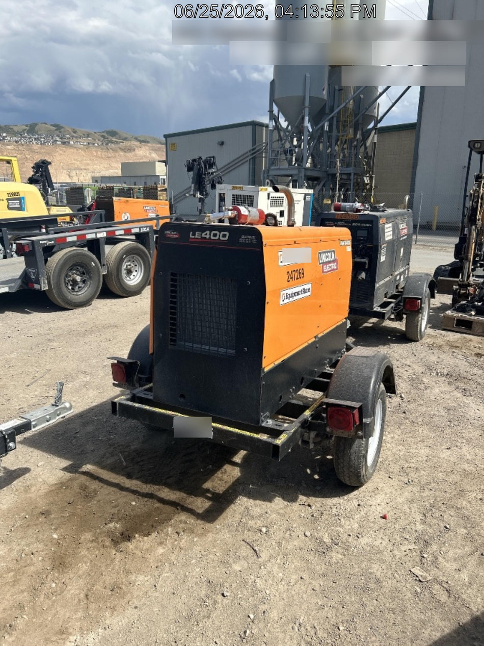 2022 Lincoln Electric LE400 Kubota V1505, Trlr, Cable Rack, Light Kit, ES Decals, T3