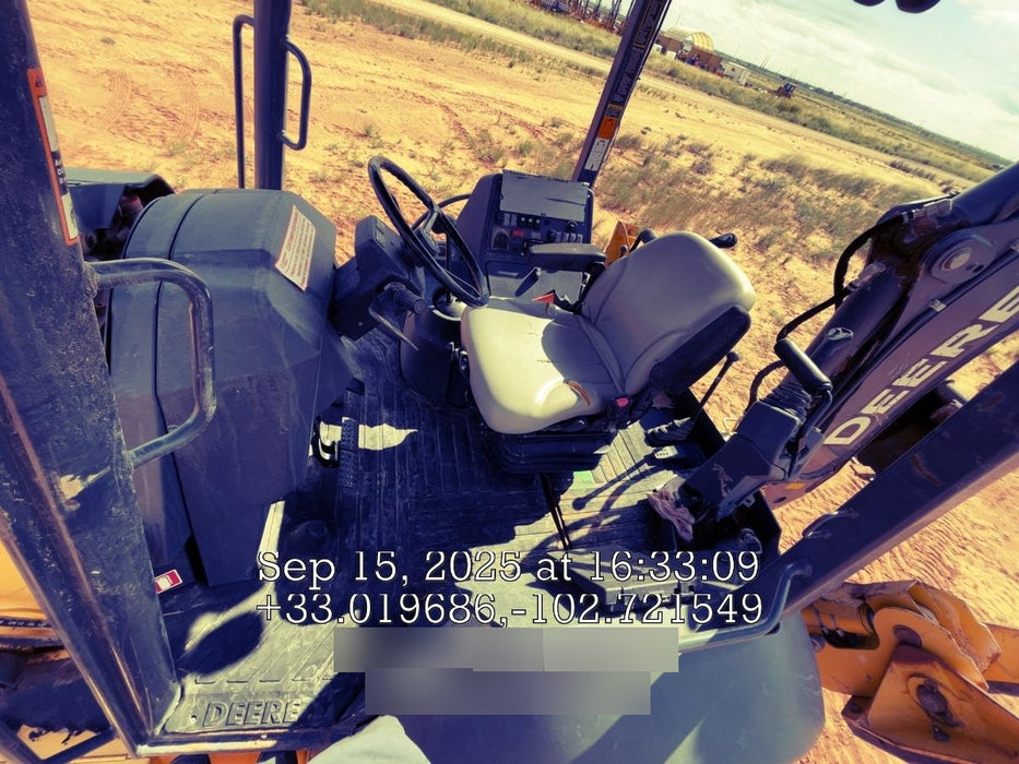 2020 John Deere 310LEP Canopy, 4WD, Standard Stick, Pilot Controls, 2 Way Hydraulics, TAG Manual QC