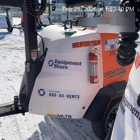 2024 Generac MLT2 Diesel, Flex Switch 120V Input, Powerzone Controller, 
(4) 320W LED Lights, 4kW Generator, 39.9 Gal Fuel Tank, 2" Ball, T3