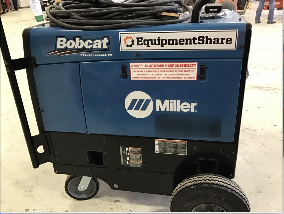 2020 Miller Electric Bobcat 250 907500 BOBCAT 250 (KOHLER), GFCI w/300914 -RUNNING W/NVR FLAT G/LP BC/TB