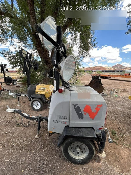 2019 Wacker Neuson LTV6L-MH Wacker Neuson LTV6L Mobile Light Tower w/Fuel Level Sensor Installed