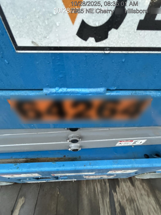 2020 Genie GS-1930 Solid Non Marking Tires, Beacon, Folding rails with half height swing gate, 800W Inverter