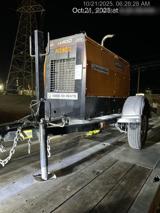 2022 Lincoln Electric LE400 Kubota V1505, Trlr, Cable Rack, Light Kit, ES Decals, T3