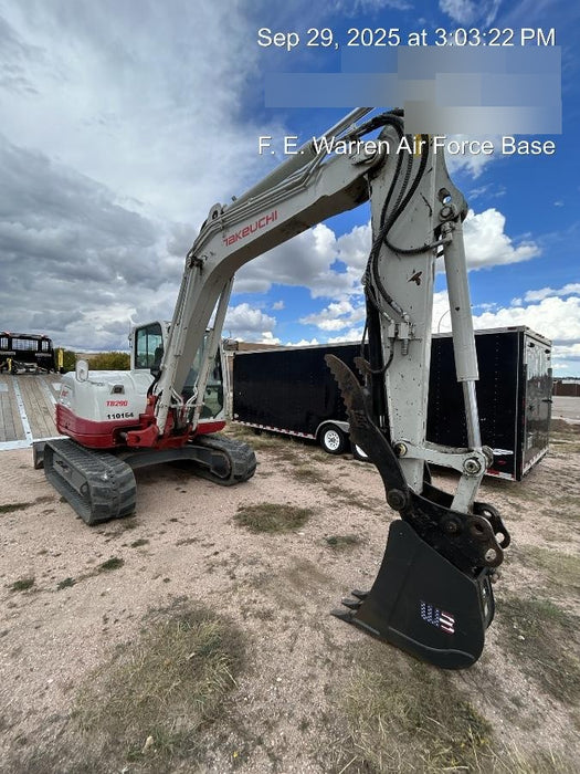 2020 Takeuchi TB290C Cab/Heat/Air, Rubber Tracks, Manual TAG QC