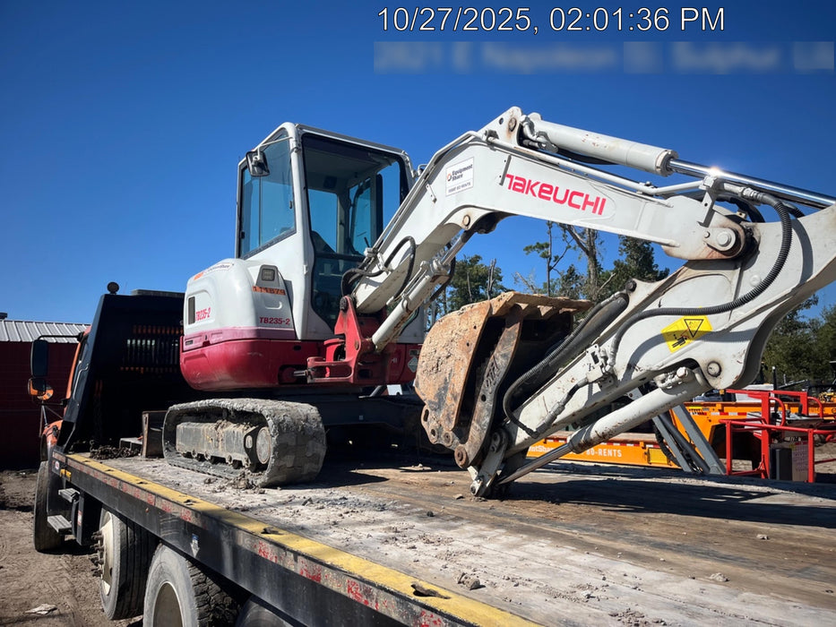 2020 Takeuchi TB-235-2CR Cab/Heat/Air, Rubber Tracks, Manual TAG QC