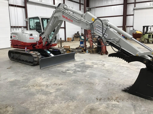 2019 Takeuchi TB290 Cab, AC, Rubber Tracks, Dozer Blade, Travel Alarm, Control Pattern Change Valve, Auxiliary Hydraulics w/18" Quick Coupler Bucket with teeth, 6.2 cu. ft. capacity/24" Quick Coupler Bucket with teeth, 8.6 cu. ft. capacity/36" Quick Coupler Bucket with teeth, 13.4 cu. ft. capacity, Quick Coupler, Hydraulic Thumb Installed