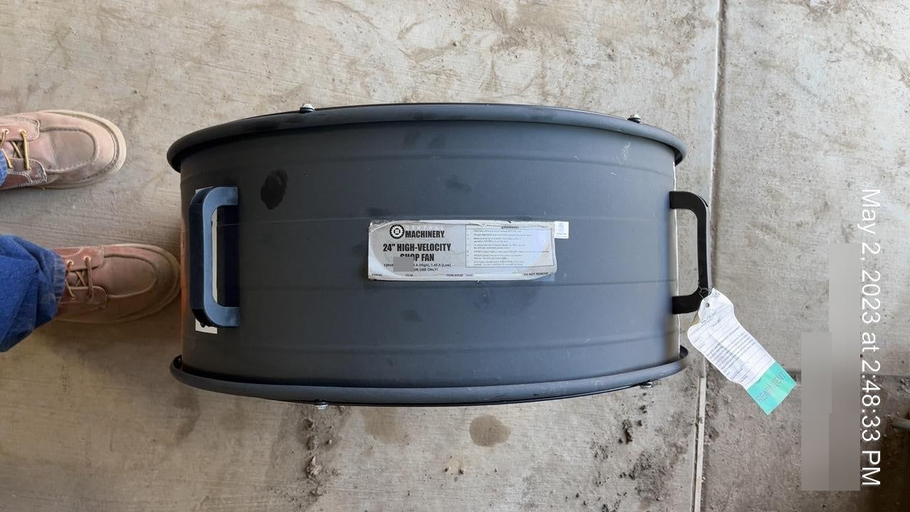 2019 CENTRAL MACHINERY 24" SHOP FAN