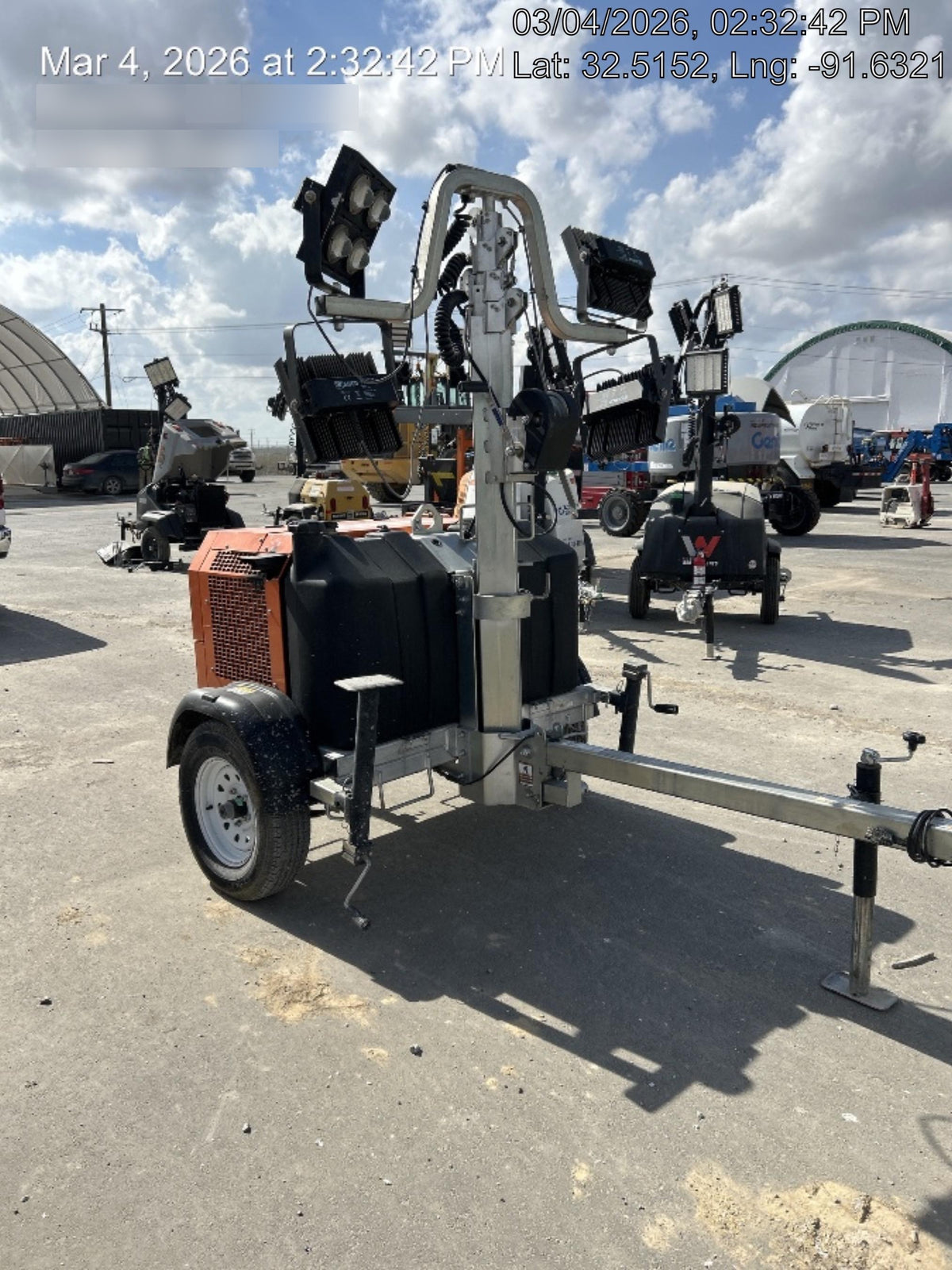 2024 Wanco WLTT-4MM4K Diesel, Deep Sea Controller, Shore Power Plug, Auto Start, (4) 350W LED Floodlights, 4kW Generator, 60 Gal Fuel Tank, 2" Ball, T3
