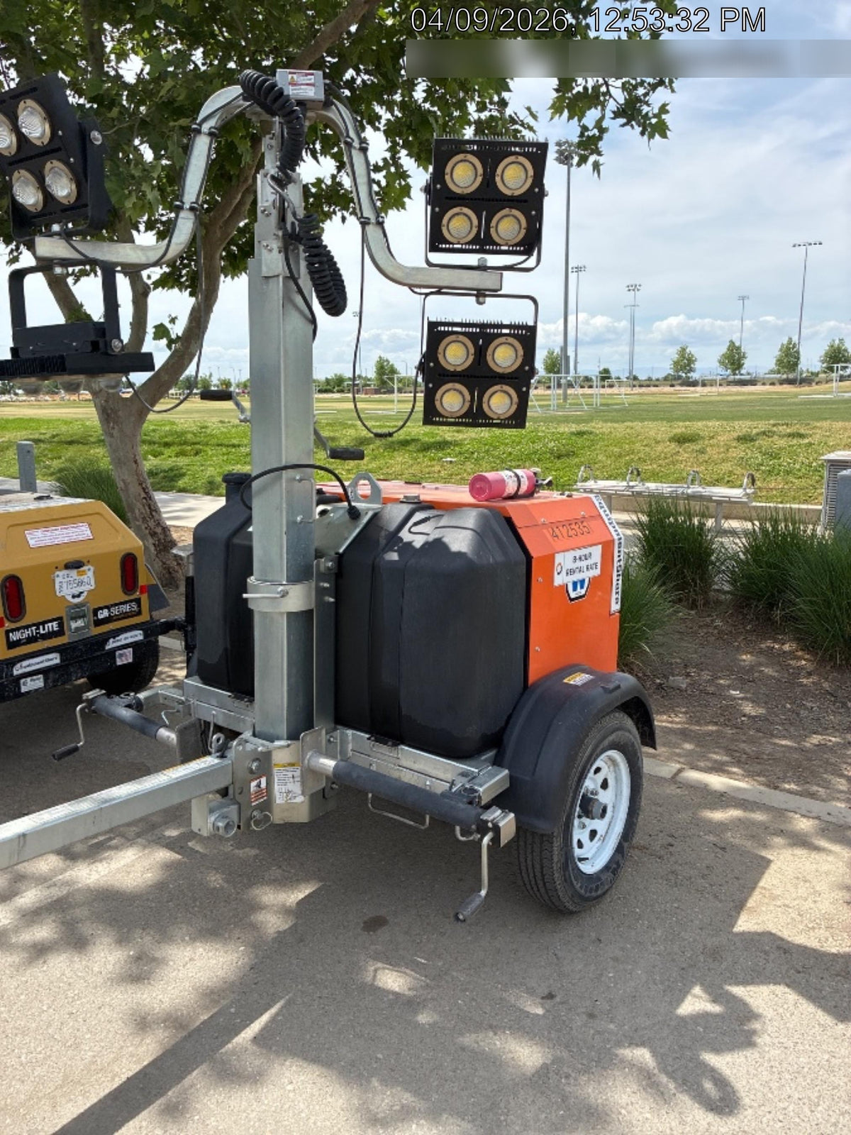 2024 Wanco WLTT-4MM4K Diesel, Deep Sea Controller, Shore Power Plug, Auto Start, (4) 350W LED Floodlights, 4kW Generator, 60 Gal Fuel Tank, 2" Ball, T3
