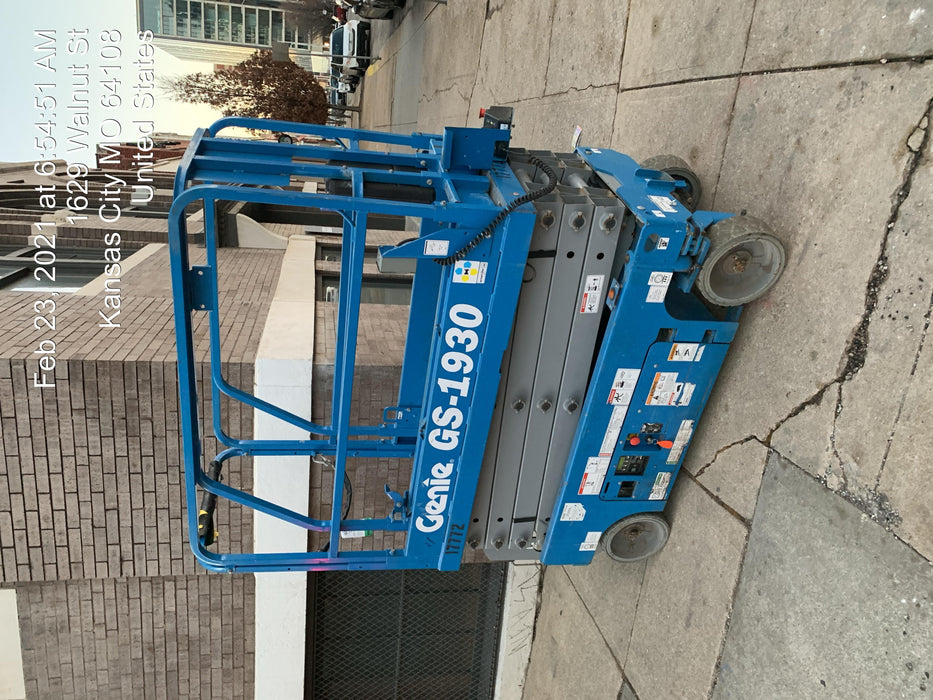 2018 Genie GS-1930 Genie GS-1930 w/Fixed Rail, Chain Entry