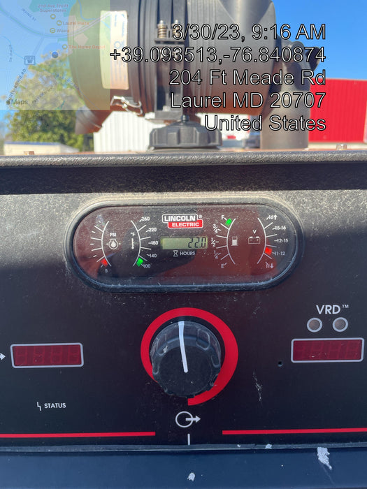 2021 Lincoln Electric Vantage 549X Ready Pak 3, ORANGE (includes trailer, cable rack, fender light kit)