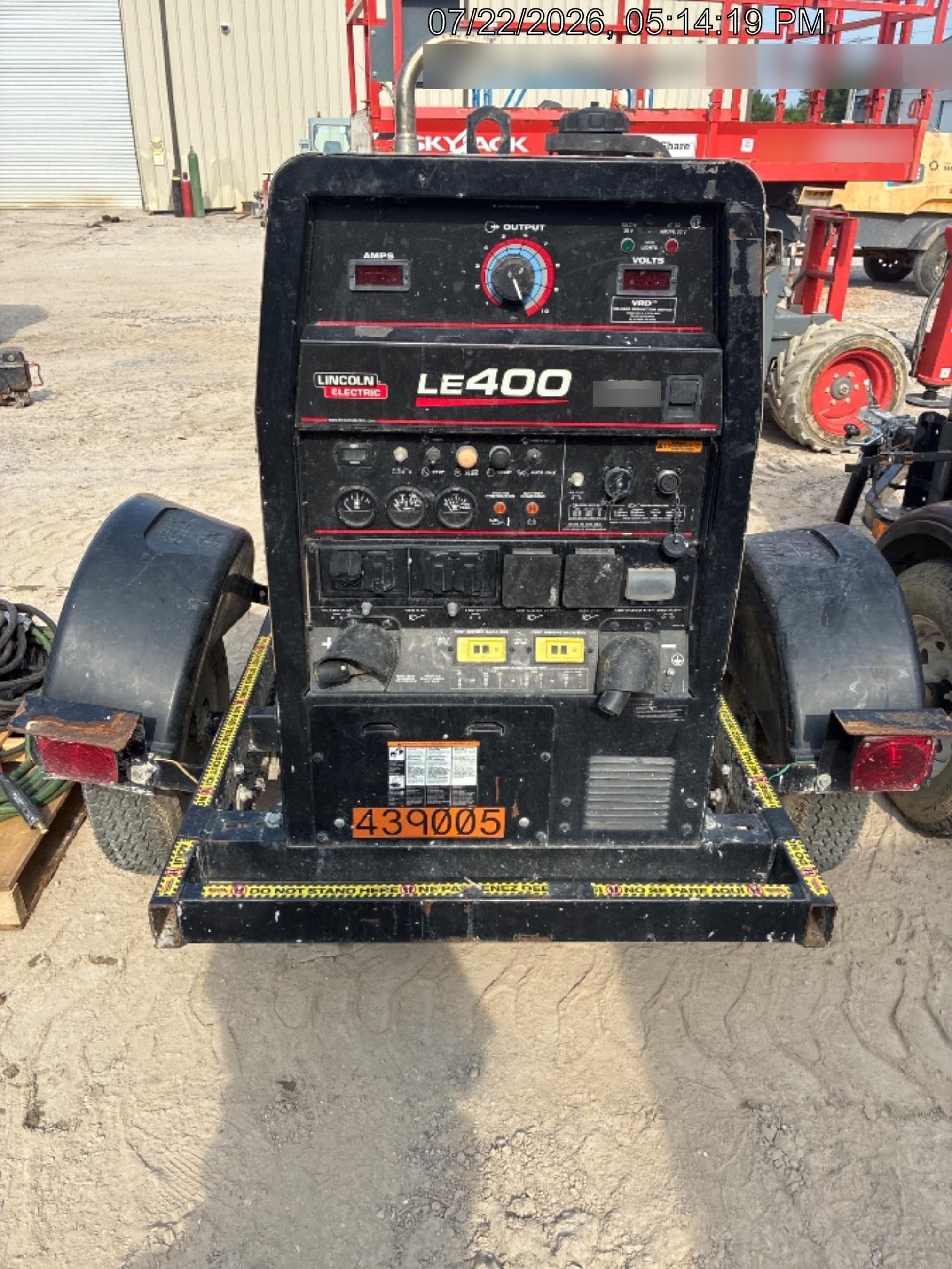 2024 Lincoln Electric LE400 Kubota V1505, Trlr, Cable Rack, Light Kit, ES Decals, T3