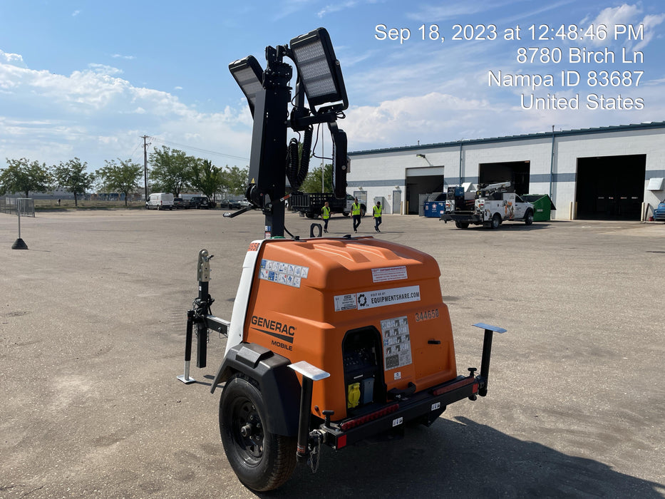 2023 Generac MLT2 Diesel, Flex Switch 120V Input, Powerzone Controller, (4) 320W LED Lights, 4kW Generator, 39.9 Gal Fuel Tank, 2" Ball, T3