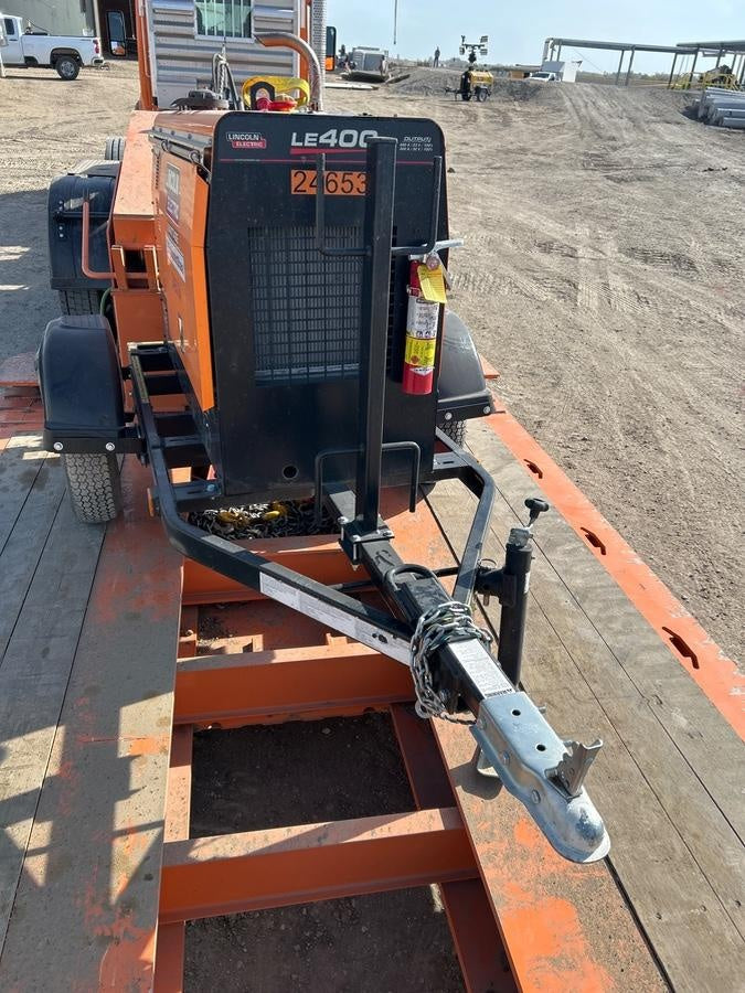 2022 Lincoln Electric LE400 Kubota V1505, Trlr, Cable Rack, Light Kit, ES Decals, T3