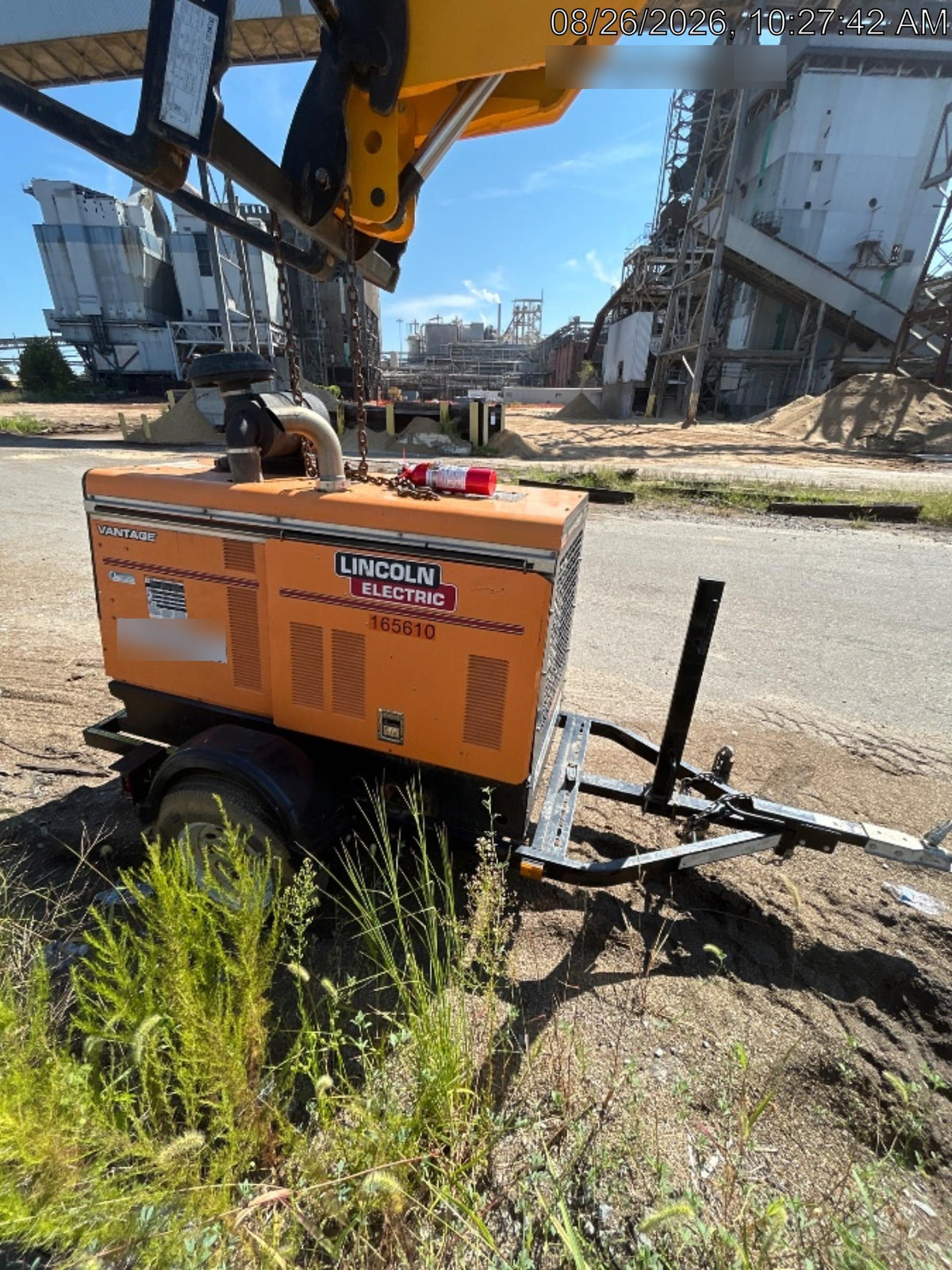 2021 Lincoln Electric Vantage 549X Ready Pak 3, ORANGE (includes trailer, cable rack, fender light kit)