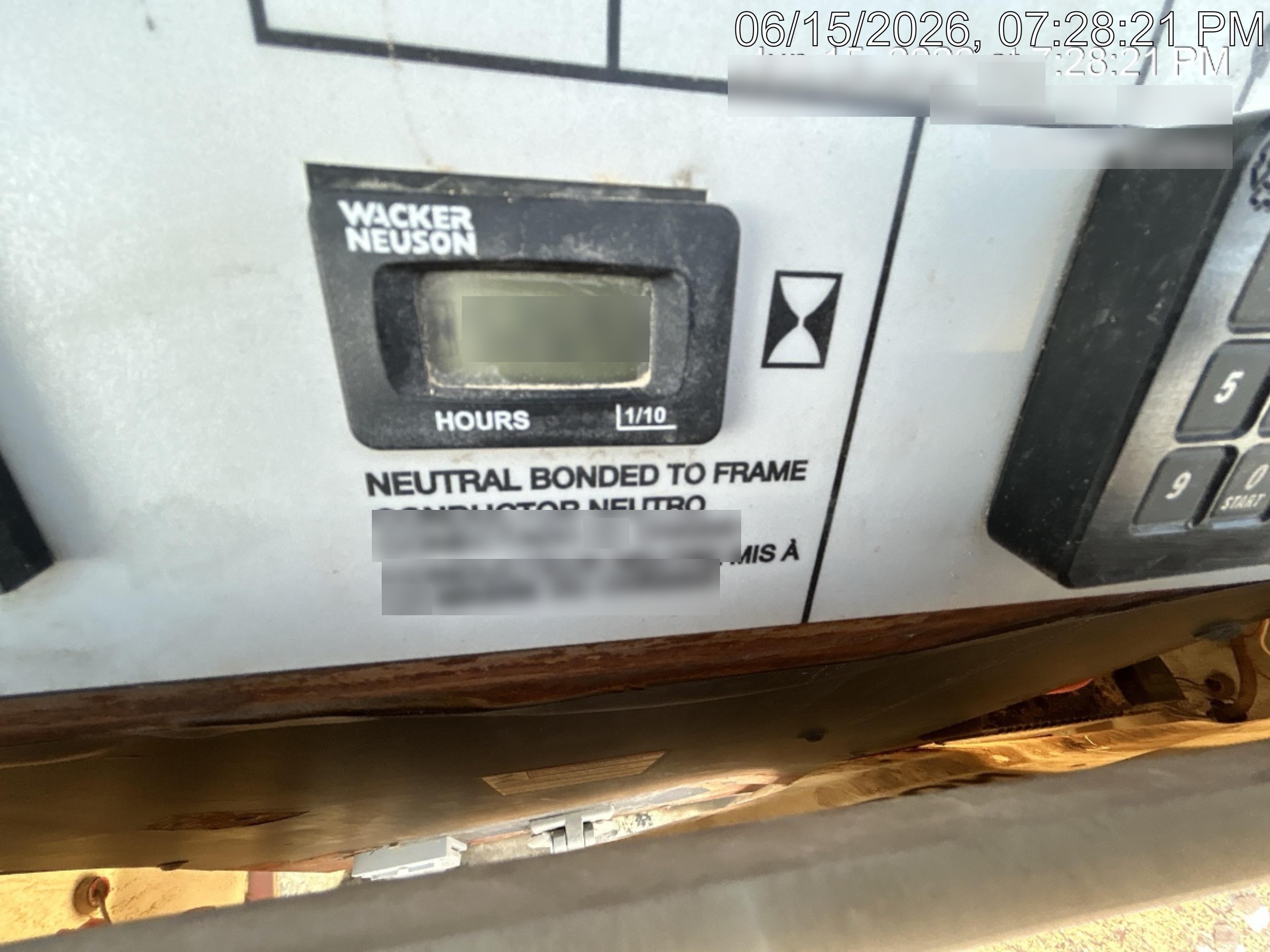 2019 Wacker Neuson LTV6L-MH Wacker Neuson LTV6L Mobile Light Tower w/Fuel Level Sensor Installed