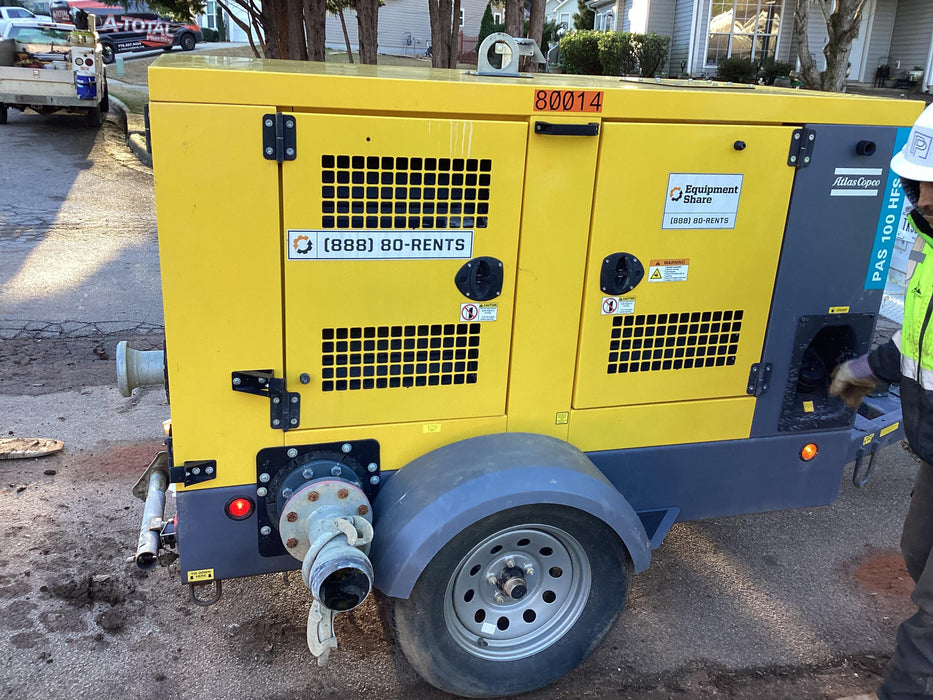 2020 ATLAS COPCO PAS 100 HF CS Enclosed