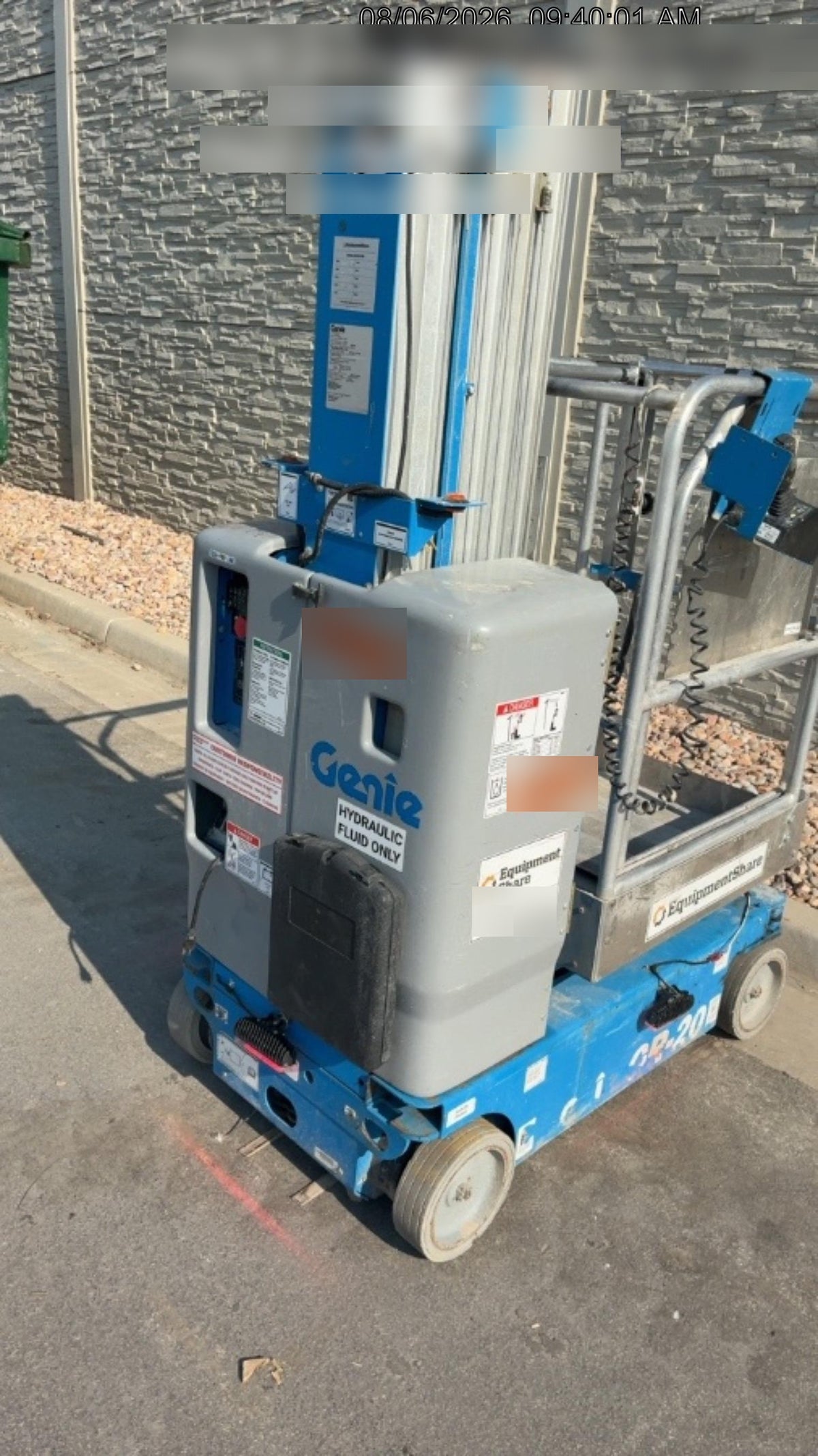 2019 GENIE GR-20