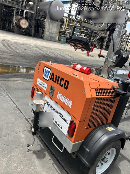 2024 Wanco WLTT-4MM4K Diesel, Deep Sea Controller, Shore Power Plug, Auto Start, (4) 350W LED Floodlights, 4kW Generator, 60 Gal Fuel Tank, 2" Ball, T3