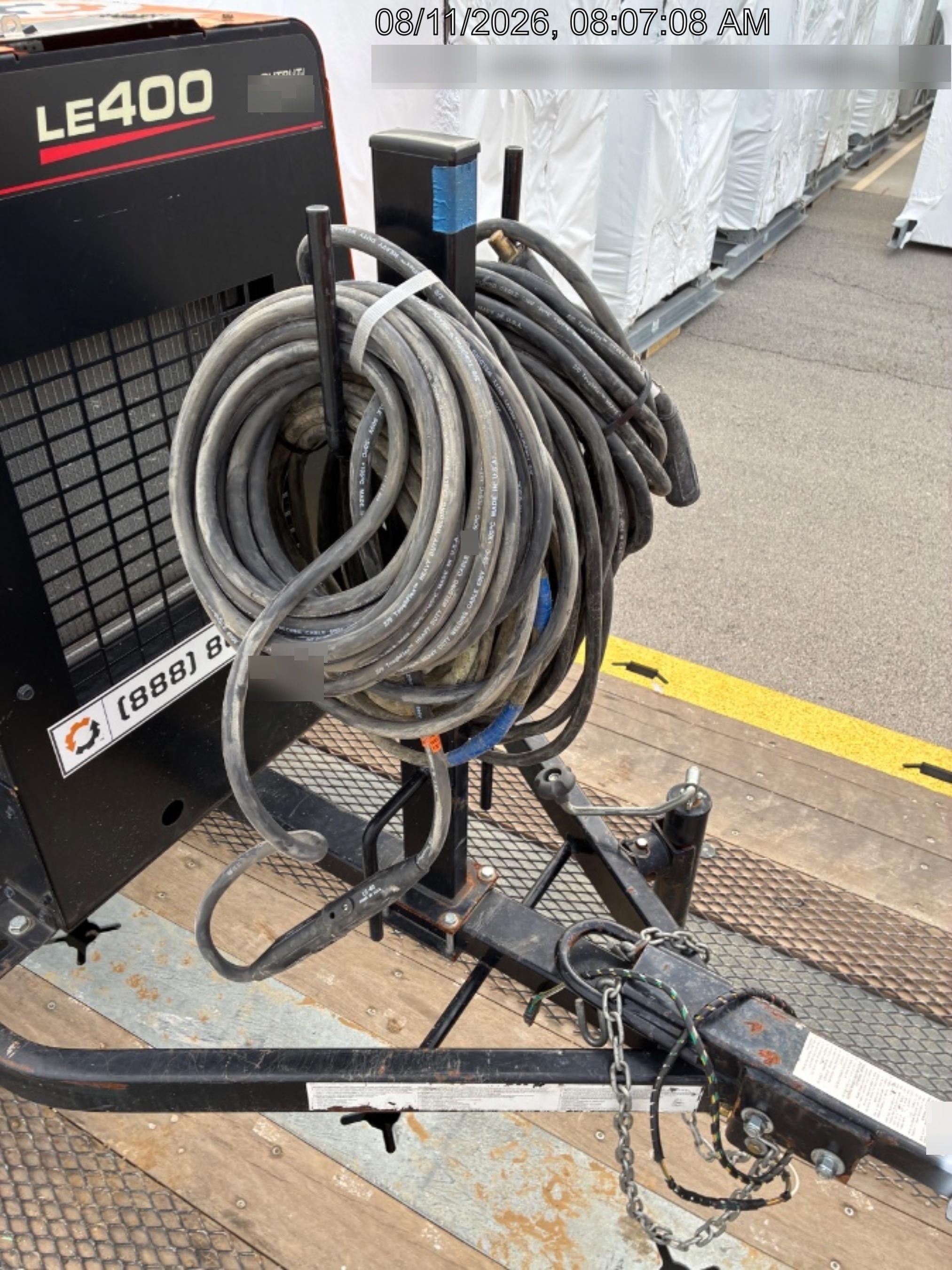 2022 Lincoln Electric LE400 Kubota V1505, Trlr, Cable Rack, Light Kit, ES Decals, T3