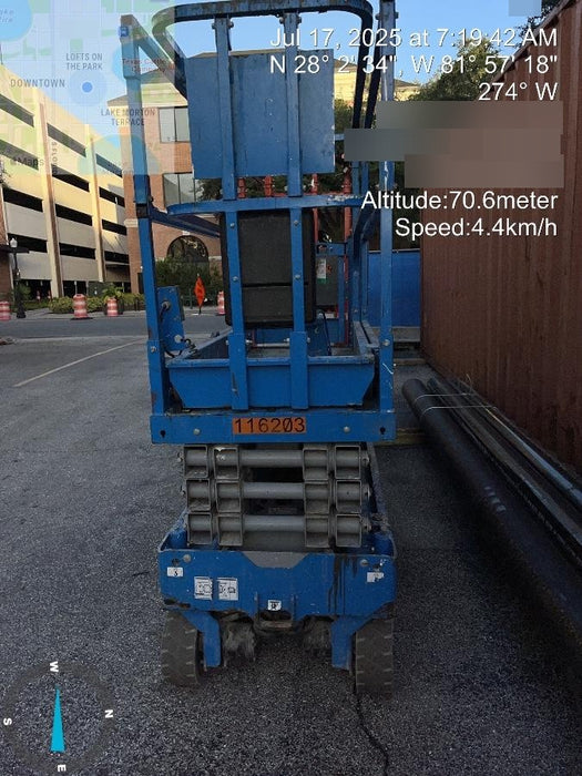 2020 Genie GS-1930 Solid Non Marking Tires, Beacon, Folding rails with half height swing gate