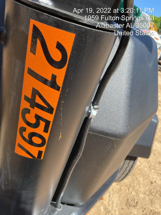 2022 Allmand NLV3GR (4) LED Light Fixture 350W, 23' Vertical Mast, 3kW Prime, Towable, Deep Sea L401, Leveling Jacks, Yanmar T4F 5.8hp