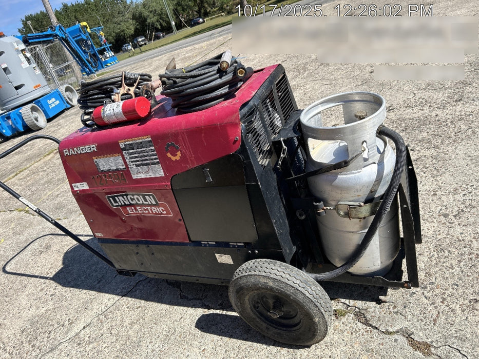 2021 Lincoln Electric Ranger 305 LPG K3430-1, Ranger 305 LPG, Undercarriage, Tank Holder & Strap, 10kw AC Gen, 25hp Kohler LPG Eng