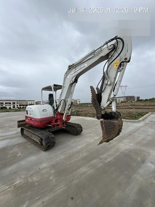 2019 Takeuchi TB260 Takeuchi TB260 Canopy w/Rubber Tracks, Auxiliary Hydraulics, Standard Blade, Manual QC