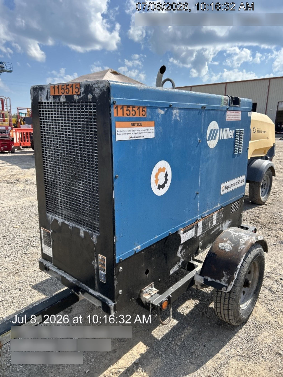 2020 MILLER ELECTRIC BIG BLUE 500
