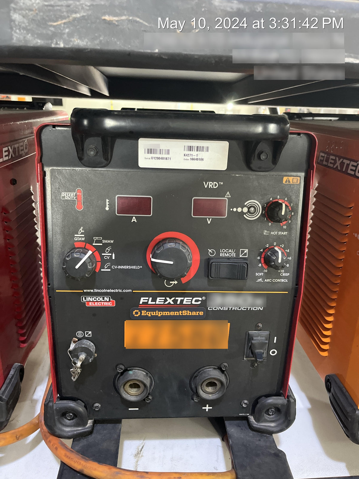 2020 LINCOLN ELECTRIC FLEXTEC 350X