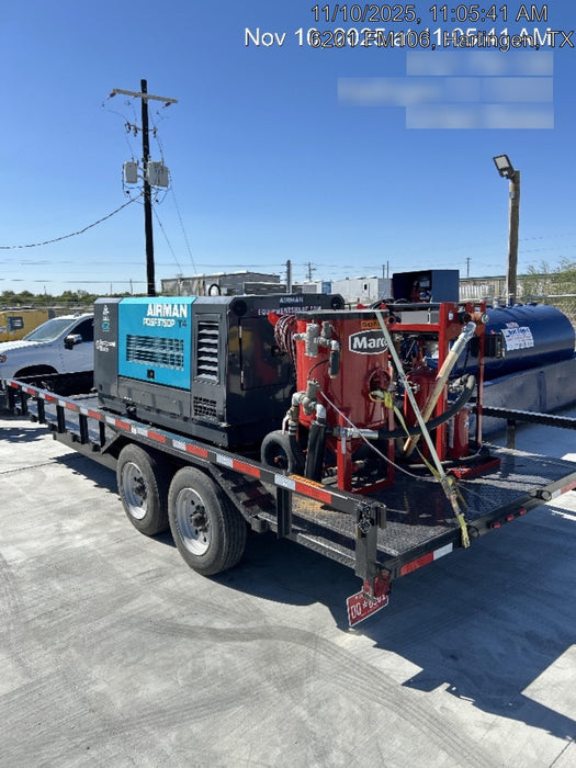 2025 TEXAS PRIDE TRAILERS 18'-20' Lowboy Sand Blasting Unit
