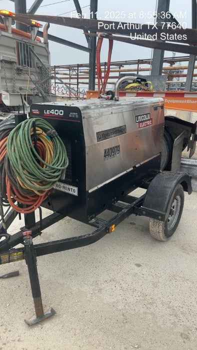 2024 Lincoln Electric LE400 Kubota V1505, Trlr, Cable Rack, Light Kit, ES Decals, T3