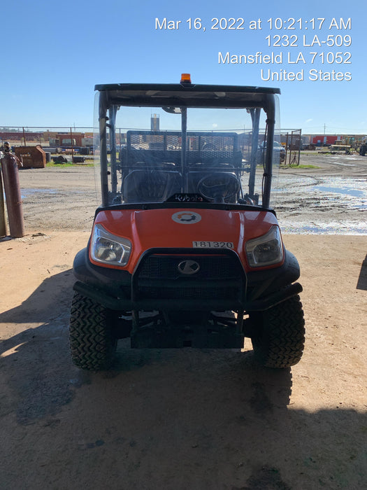 2021 Kubota RTV-X1140W-H Plastic Canopy, Windshield Acrylic Clear, LED Strobe Light, Wire Harness Kit, Back up Alarm