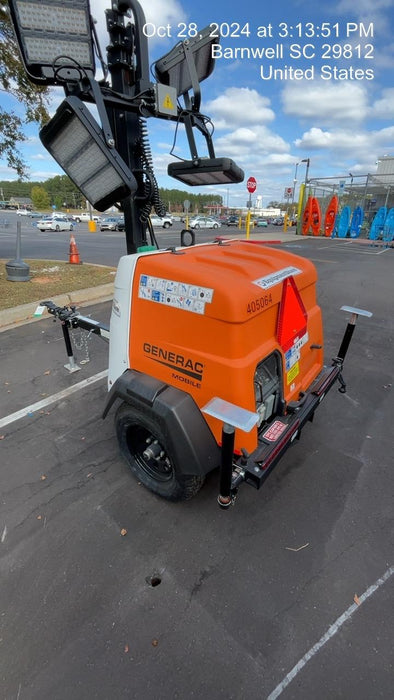 2024 Generac MLT6SKDS-STD4 ELEC WINCH Diesel, Electric Winch Mast, Powerzone Controller, (4) 320W LED Lights, 4kW Generator, 39.9 Gal Fuel Tank, 2" Ball, T3