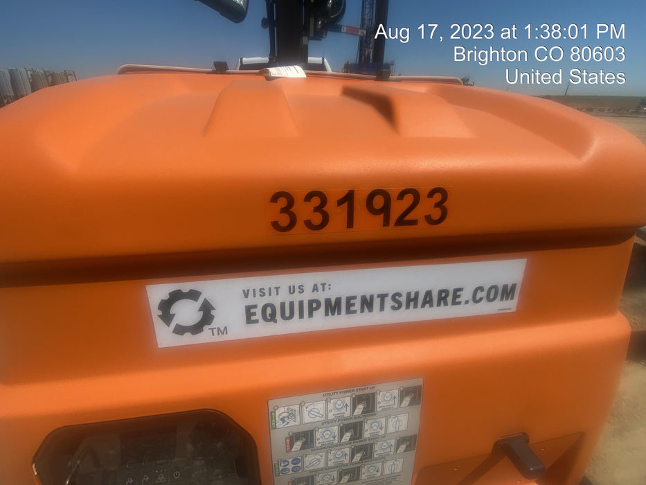 2023 Generac MLT2 Diesel, Flex Switch 120V Input, Powerzone Controller, (4) 320W LED Lights, 4kW Generator, 39.9 Gal Fuel Tank, 2" Ball, T3