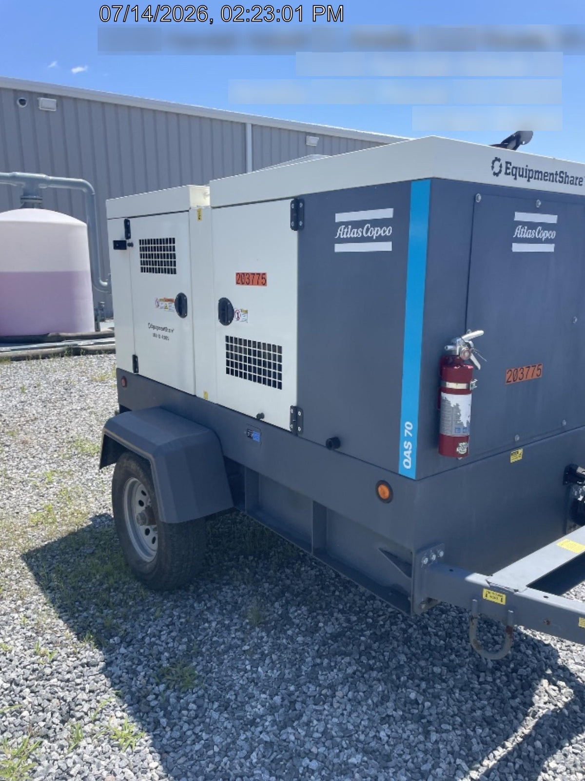 2022 ATLAS COPCO QAS 70