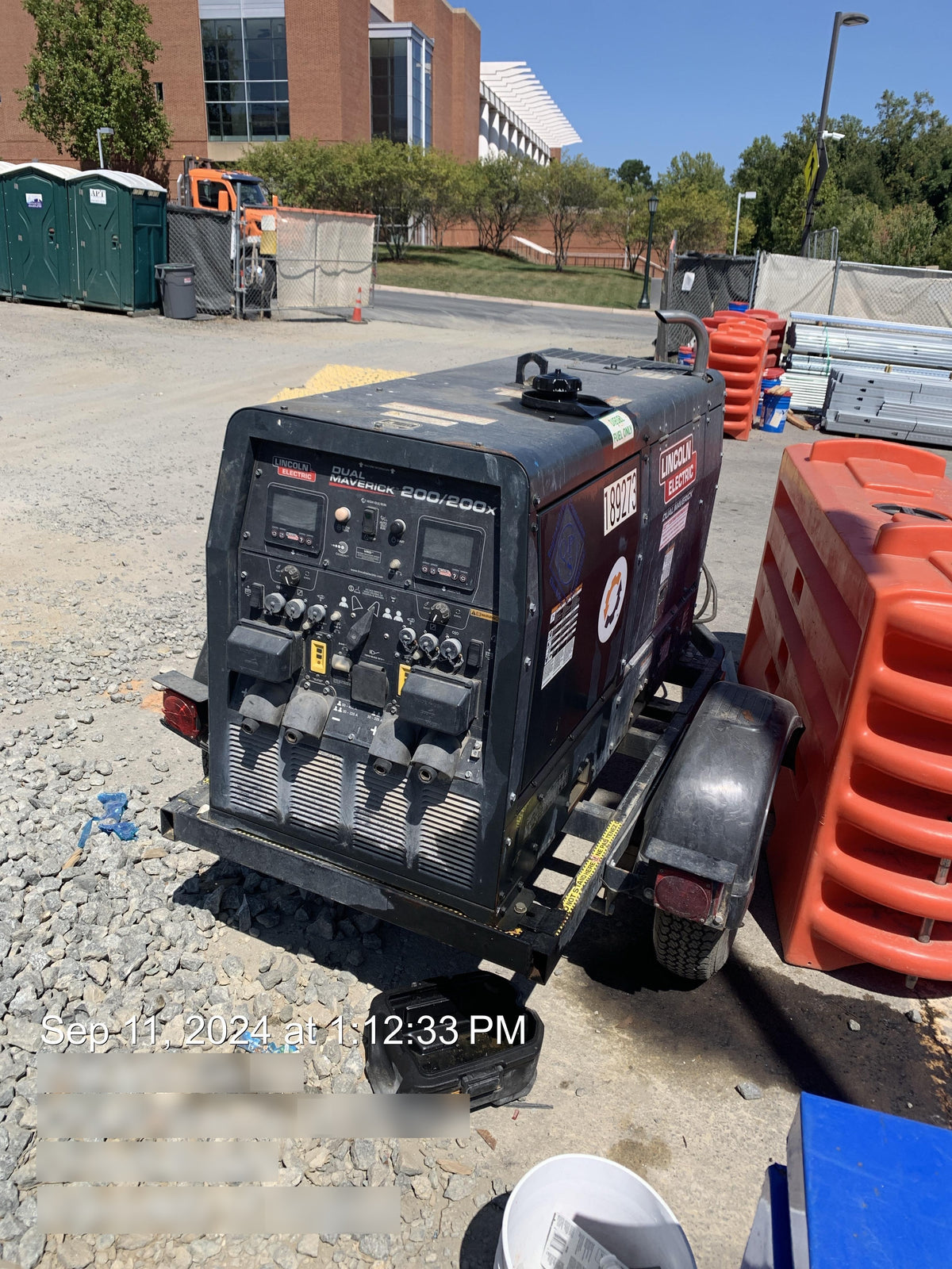 2021 Lincoln Electric Dual Maverick 200/200X Ready Pak 3, Includes Trailer, Cable Rack, Fender Light Kit