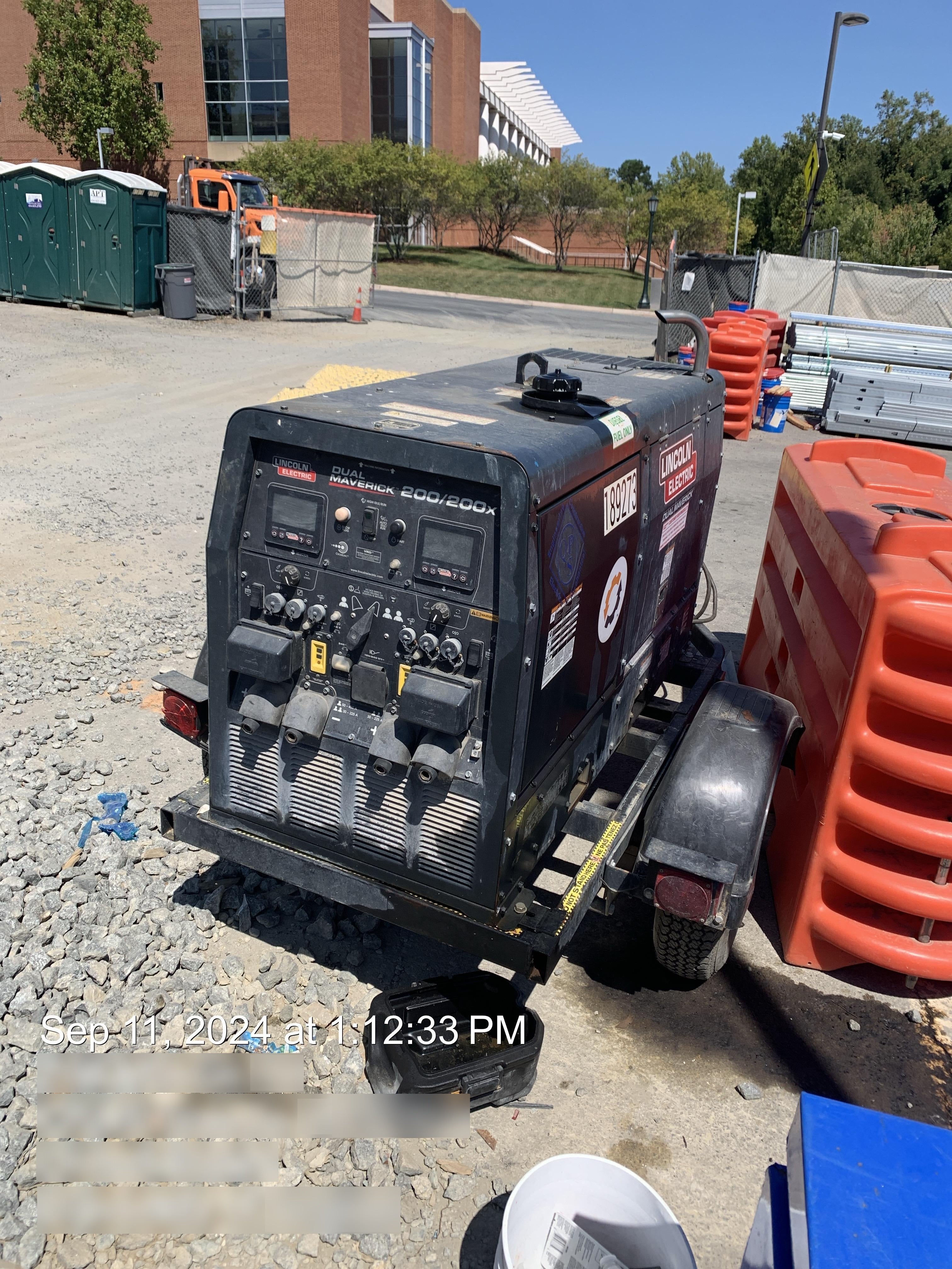 2021 Lincoln Electric Dual Maverick 200/200X Ready Pak 3, Includes Trailer, Cable Rack, Fender Light Kit