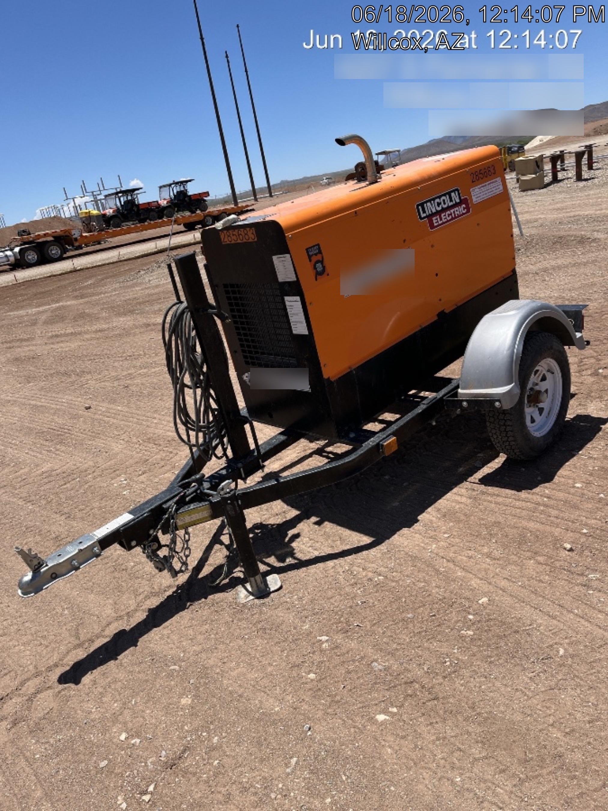 2022 Lincoln Electric LE400 Kubota V1505, Trlr, Cable Rack, Light Kit, ES Decals, T3