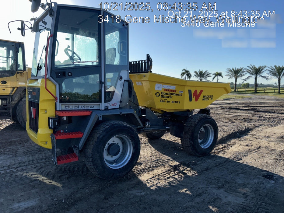 2025 WACKER NEUSON DV605 Cab Turf Tires