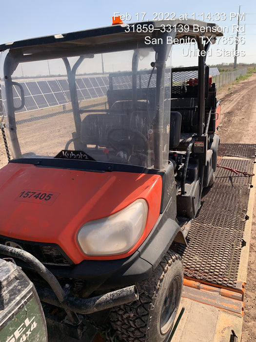 2021 Kubota RTV-X1140W-H Plastic Canopy, Windshield Acrylic Clear, LED Strobe Light, Wire Harness Kit, Back up Alarm