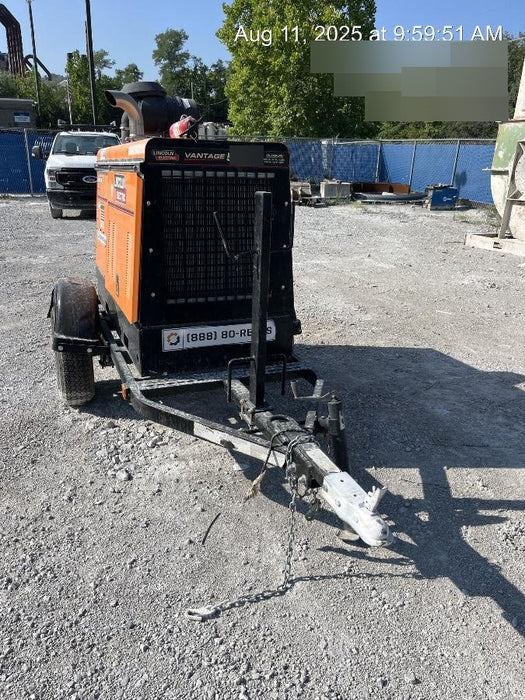 2021 Lincoln Electric Vantage 549X Ready Pak 3, ORANGE (includes trailer, cable rack, fender light kit)