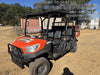 2022 Kubota RTV-X1140W-H Plastic Canopy, Windshield Acrylic Clear, LED Strobe Light, Wire Harness Kit, Back up Alarm