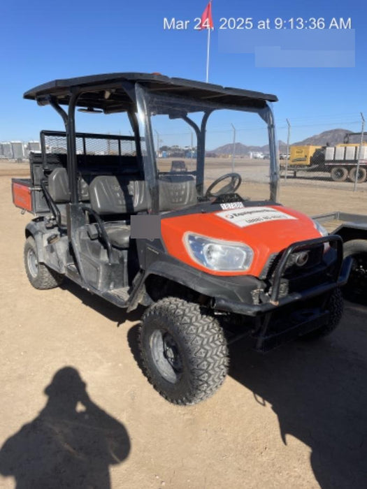 2021 Kubota RTV-X1140W-H Plastic Canopy, Windshield Acrylic Clear, LED Strobe Light, Wire Harness Kit, Back up Alarm