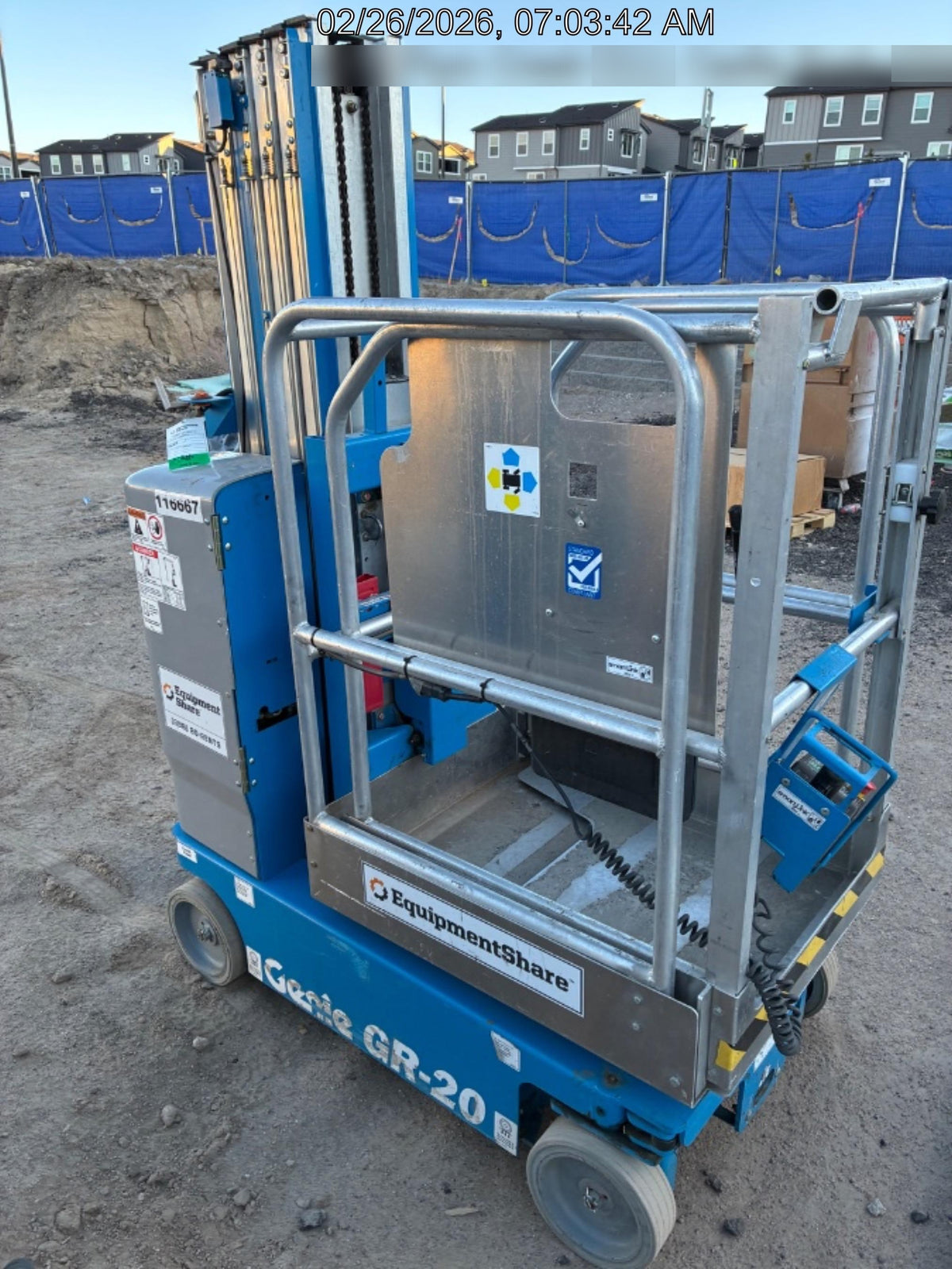 2020 GENIE GR-20