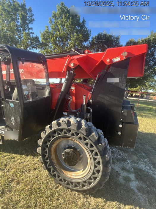 2019 Manitou MTA10055 Canopy, 120 HP, Solid Tires, Work Lights, Lift Hook, Auxiliary Hydraulics 66" Carriage and 60" Forks